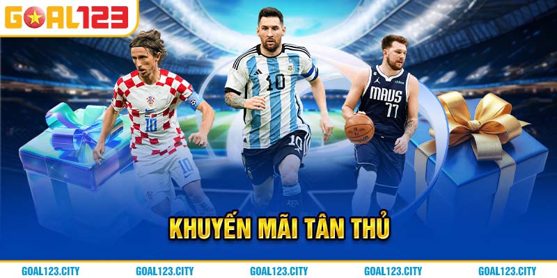 Khuyến mãi Goal123 dành cho tân thủ lần đầu tham gia 